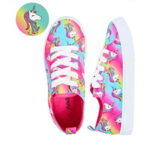 Fabkids Rainbow Unicorn Sneaker Size 5 NWT